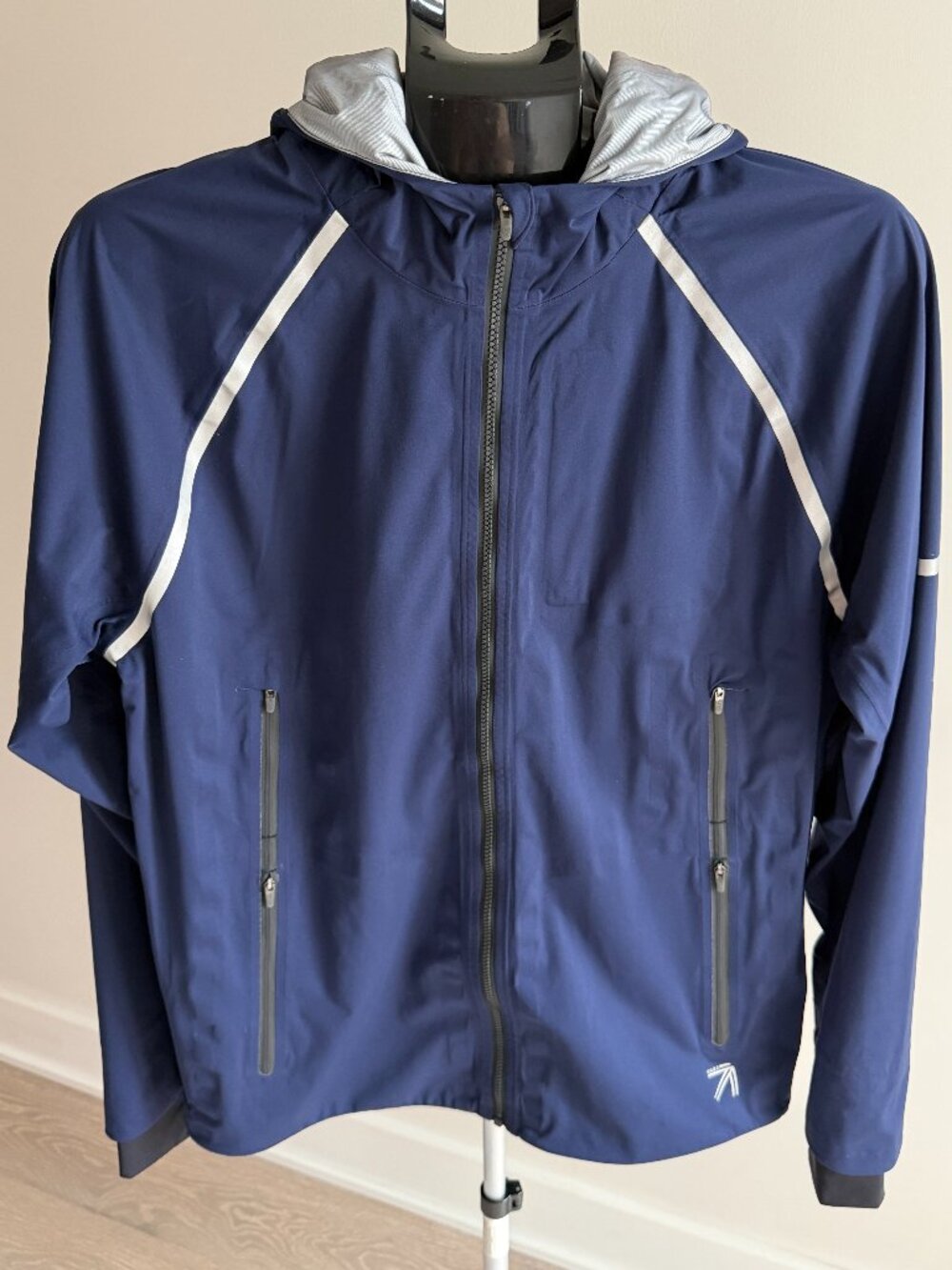 New Balance X J. Crew Lightweight Hooded Rain Jacket